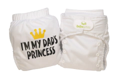 Pañal Ecológico Absorbente Intercambiable Personalizado con el Nombre de tu Bebé / Unitalla de 0 a 30 Meses