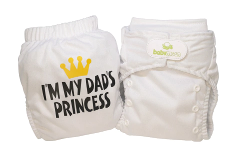 Pañal Ecológico Absorbente Intercambiable Personalizado con el Nombre de tu Bebé / Unitalla de 0 a 30 Meses