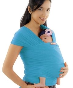 Portabebe Fular Elastico Para Bebes Desde el Nacimiento - Gris oscuro