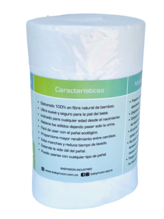 Rollo x 100 filtros Bioliner de bambu biodegradables - comprar online
