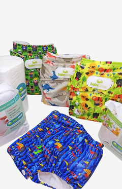 Paquete Pequeño de Inicio Pañales Ecológicos Con Absorbentes Cambiables Unitalla - buy online