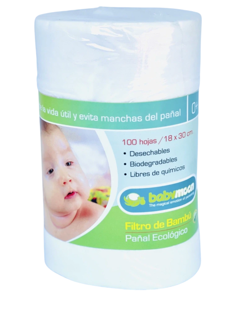 Rollo x 100 filtros Bioliner de bambu biodegradables