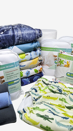 Paquete x 6 pañales Niño unitalla + absorbentes + filtro + pañal piscina + protectores de lactancia y otros complementemos - comprar online