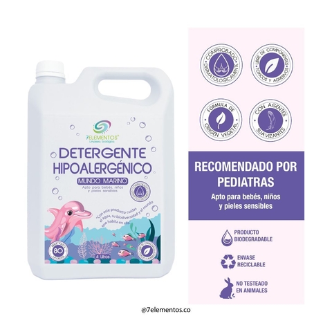 Detergente Ecólogico Biodegradable 4 litros