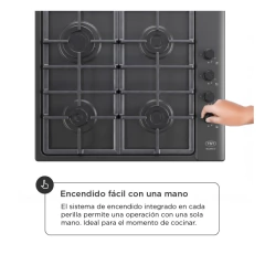 ANAFE TST SULATA NEO 4H (GRAFITO) en internet