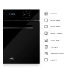 HORNO TST E-LUXE BLACK ELECTRICO - TU COCINA