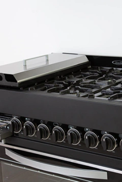 COCINA MARALDI CHEFF GLASS BLACK DE 87 CM en internet