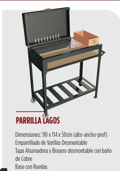 PARRILLA LAGOS ECOTRONK en internet
