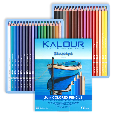 Set 36 Lapices Color Kalour Colores Botanico + Blender - comprar online