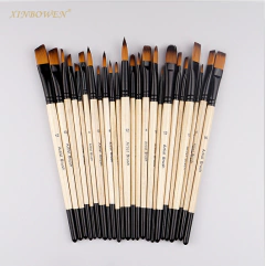 Set 24 Pinceles Artist Brushes Largos Xin Bowen - Combo Surt - comprar online