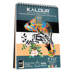 Block Dibujo Sketch Kalour 23x31cm 100g 60hojas Espiralado - comprar online