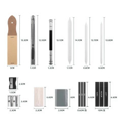 Set Lapices y Accesorios Boceto Premium Xin Bowen x35 Piezas