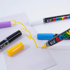 Marcador Acrilico Punta Pincel BIA 36 Colores Profesionales