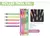 Boligrafo Roller Gel Mooving Retractil Pastel X6 Colores - comprar online