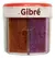 Brillantina Gibre Purpurina Pote Plastico Cbx 6 Colores