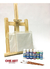 Set Arte Atril Pintura Kit Bastidor Pinceles
