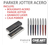 Boligrafo Parker Jotter Acero Violeta Claro + Grabado Inclui - comprar online