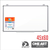 Pizarra Blanca Laminada Aluminio Ezco 45x60 Cm