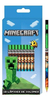 Lapices De Colores X 12 Largos Minecraft Mi442