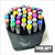 Marcadores Nuwa Doble Punta Touch Alcohol X 36 Cartuchera