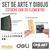 Set De Arte Dibujo Deli Estuche Con 26 Piezas Completo - tienda online