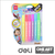 Adhesivo Glitter Deli 12 Ml X 6 Colores Neon