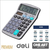 Calculadora Metal Deli 12 Digitos 15x12x3 Dual