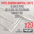 Papel Acuarela Canson Montval 55x75 300g Blanco X20