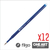 Repuesto Roller Gel Borrable Filgo Borrax Azul X 12 Unidades