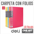 Carpeta Con Folios Deli Rio Vivid Colors A4 - 10 Hojas