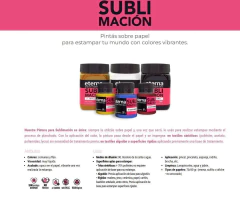 Pintura Sublimacion Sublimable Eterna 37ml en internet