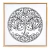 Bastidor Impreso Manet 20x20 + Marco Incorporado - Mandala12 - tienda online