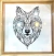 Bastidor Impreso Manet 20x20 + Marco Incorporado - Lobo 11 - comprar online
