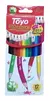 Lapices De Colores Toyo Flexibles X 12 Colores X 6 Cajas