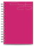 AGENDA 2025 DIARIA 14X20 TALBOT ESPIRAL POSITANO FUCSIA