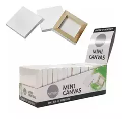 Set Arte Bastidor Entelado Daler Rowney Mini 10 X 10 Cm X5