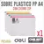 Sobre Plastico Archivo Pp A4 Cierre Zip Deli Vs. Colores - comprar online