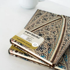 18X13 CUADERNO PAPERBLANKS BÓVEDA CATEDRAL MILÁN MIDI RAYADO 18X13 - comprar online