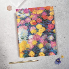 14X9 CUADERNO PAPERBLANKS CRISANTEMOS DE MONET MINI RAYADO 14X9 - comprar online