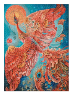 Rompecabezas PAPERBLANKS AVES FELICIDAD FIREBIRD 1000 PIE - tienda online