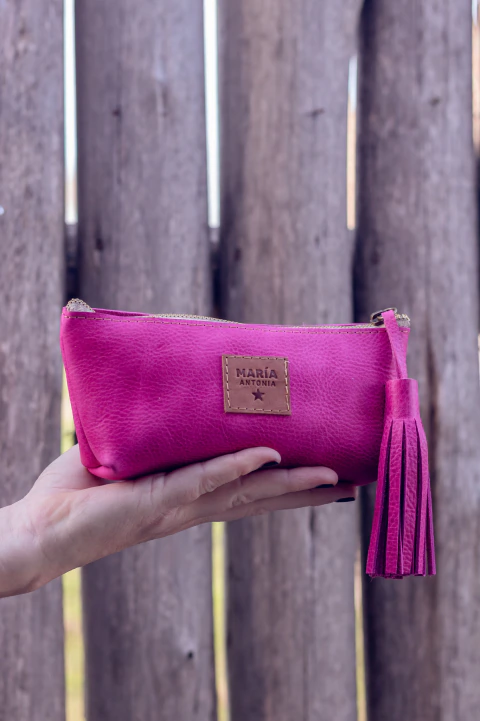 MONEDERO CON FLECOS - Maria Antonia bags