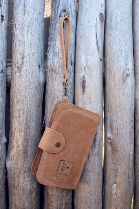 Billetera Rosalía tierra - Maria Antonia bags