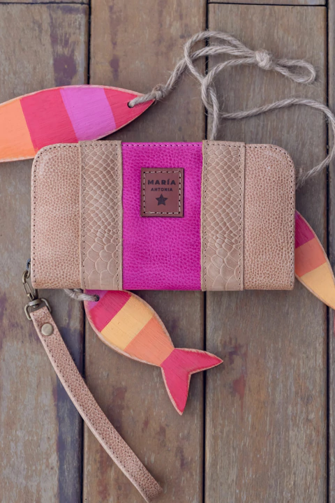 BILLETERA Maxi maria emilia con Fucsia - Maria Antonia bags