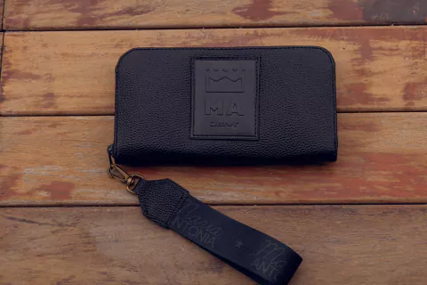 BILLETERAS NEGRAS correa de lazo maxi - comprar online