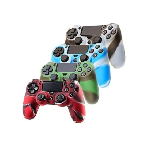 FUNDA SILICONADA PARA JOYSTICK PS4 (VARIOS DISEÑOS)