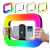 LUZ LED RECTANGULAR YM200-RGB RECARGABLE CON TRÍPODE 2,10 M Y SOPORTE PARA CELULAR