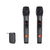 JBL MICROFONO INALAMBRICO DOBLE CANAL Y RECEPTOR (2 MICROFONOS)