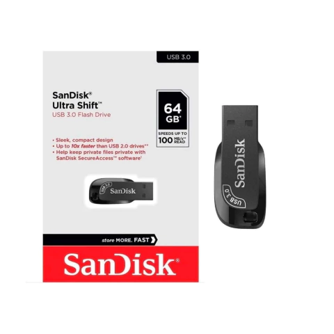 PENDRIVE SANDISK ULTRA SHIFT 3.2 64GB