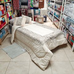 LIQUIDACION Acolchados Madrás con detalle en Jacquard Hogar Collection 2 1/2 plazas - comprar online