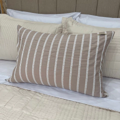 Funda de Almohadon Tusor Bordado 50 x 70 cms Karina Echt - comprar online